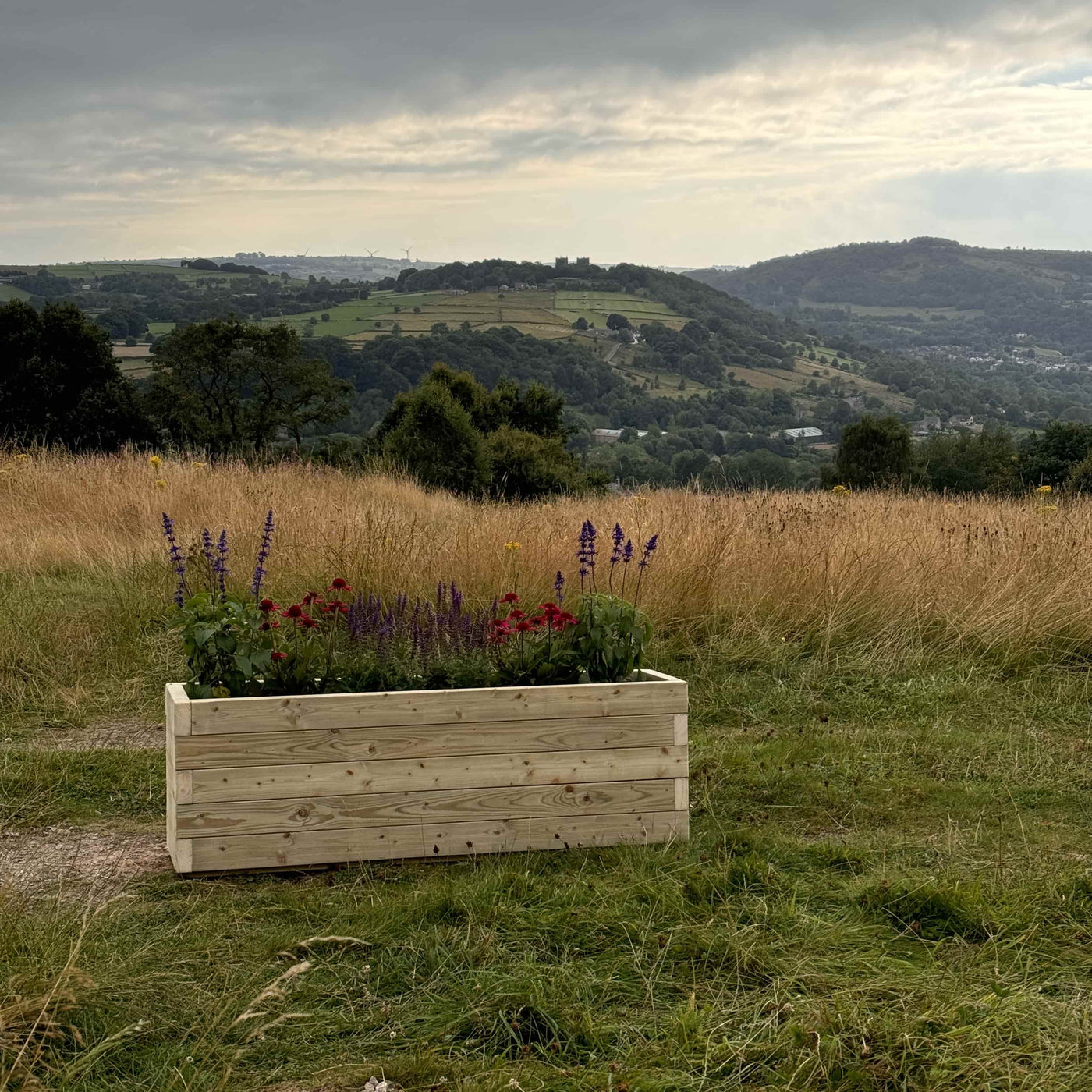 Contemporary Rectangular Planter L150 x W40 x H60cm