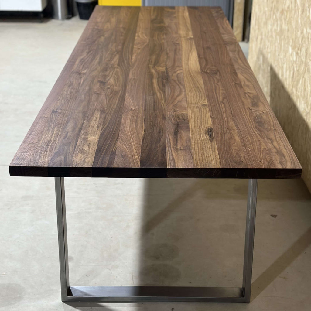 Chunky Solid Walnut Dining Table