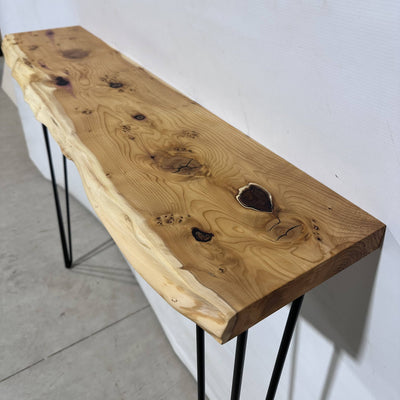 Live Edge Console Table