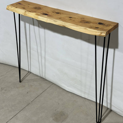 Live Edge Console Table