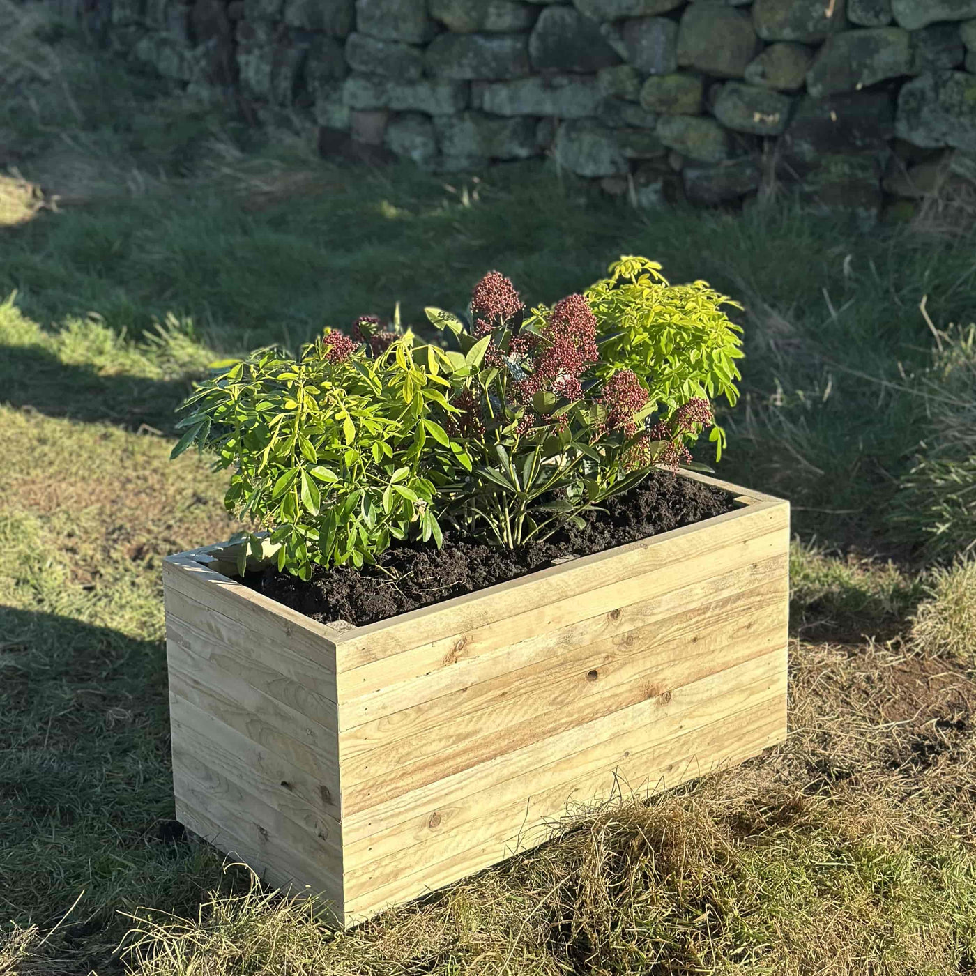 Rustic Garden Planters