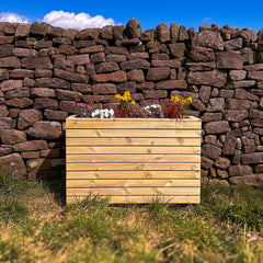 Tall Garden Planter – Slatted Screen Design – 40cm Planting Depth, 5 Sizes