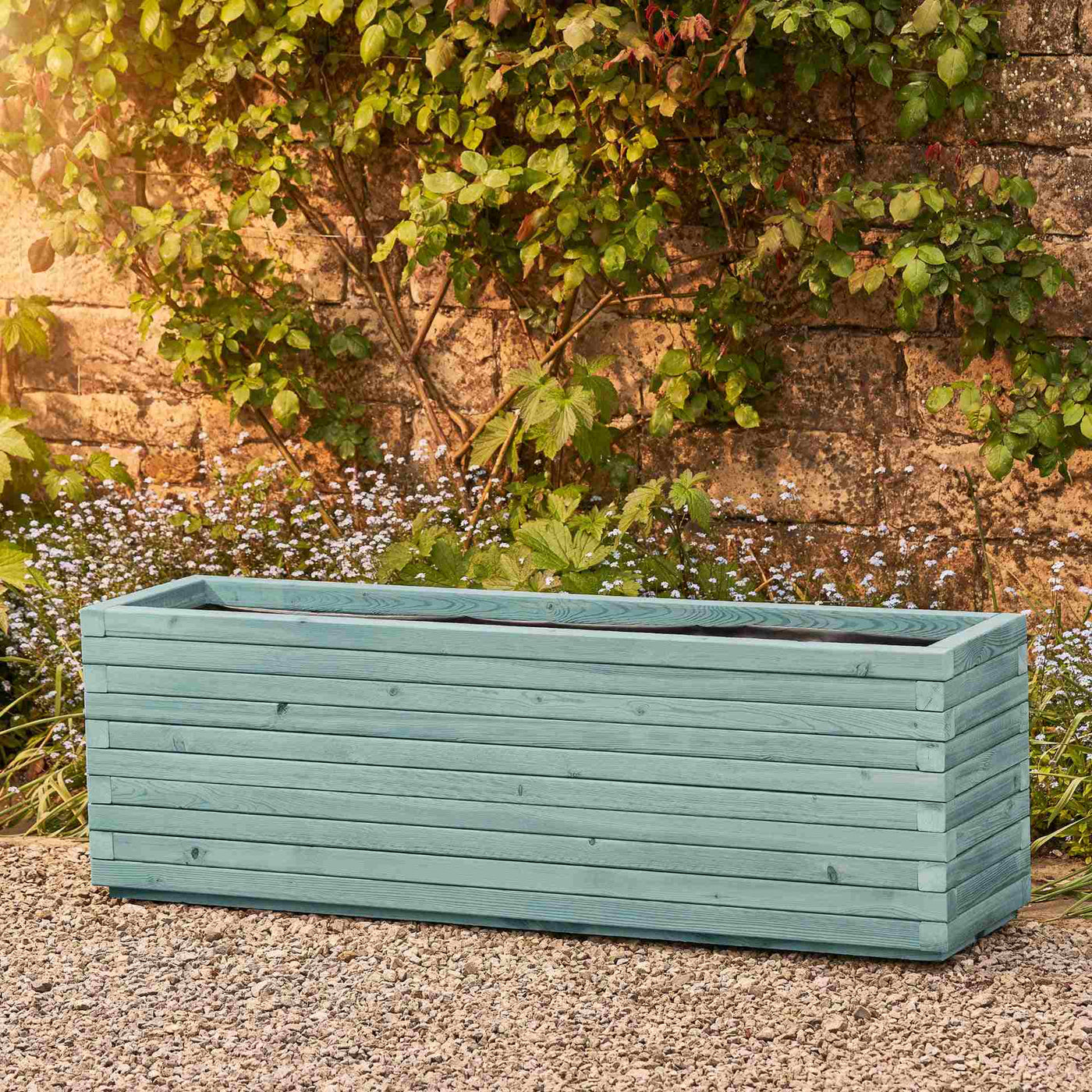 Modern Garden Patio Planter - Custom Sizes & Colors | FSC Timber | Optional Castor Wheels