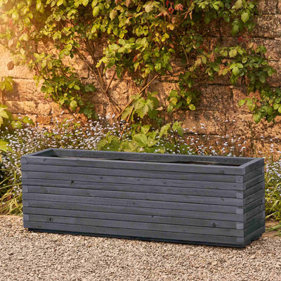 Modern Garden Patio Planter - Custom Sizes & Colors | FSC Timber | Optional Castor Wheels