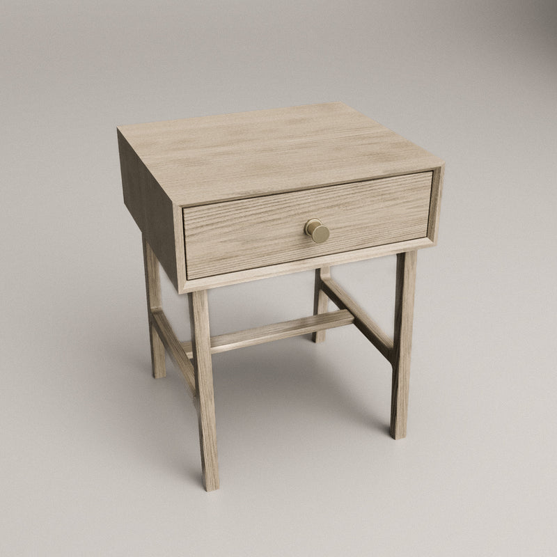 Fusion 360 render of a bespoke bedside table
