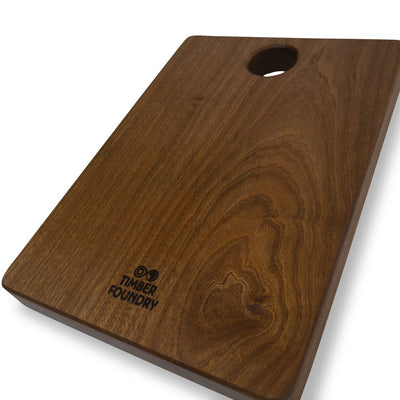 Handcrafted hardwood serving board handmade kitchen chopping board gift set