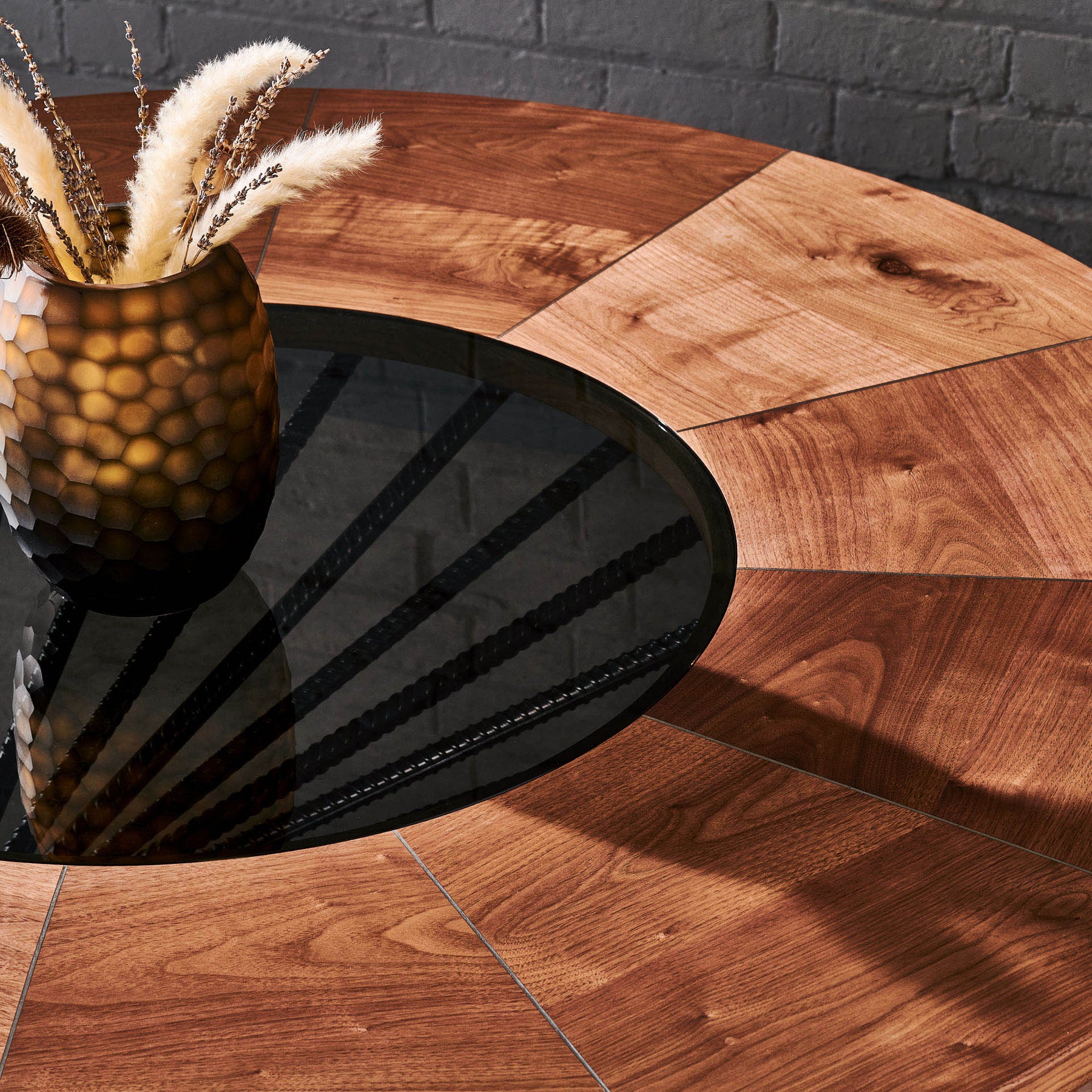 Timber Rebar Industrial Dining Table with Handcrafted Rebar Leg Design Plus Wood an ...